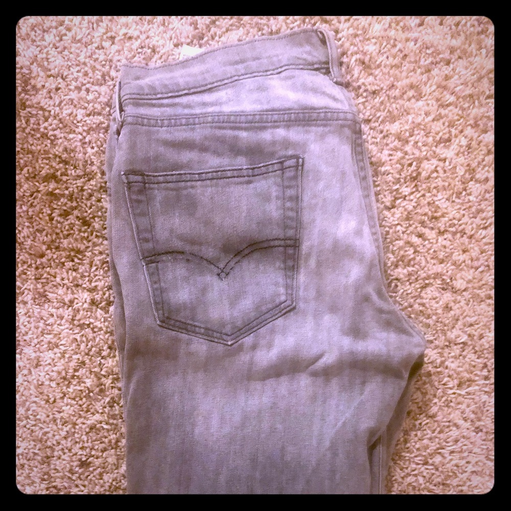 LEVI’S 511 Men’s Grey Jeans 34 x 32